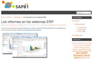 Informes en sistemas ERP